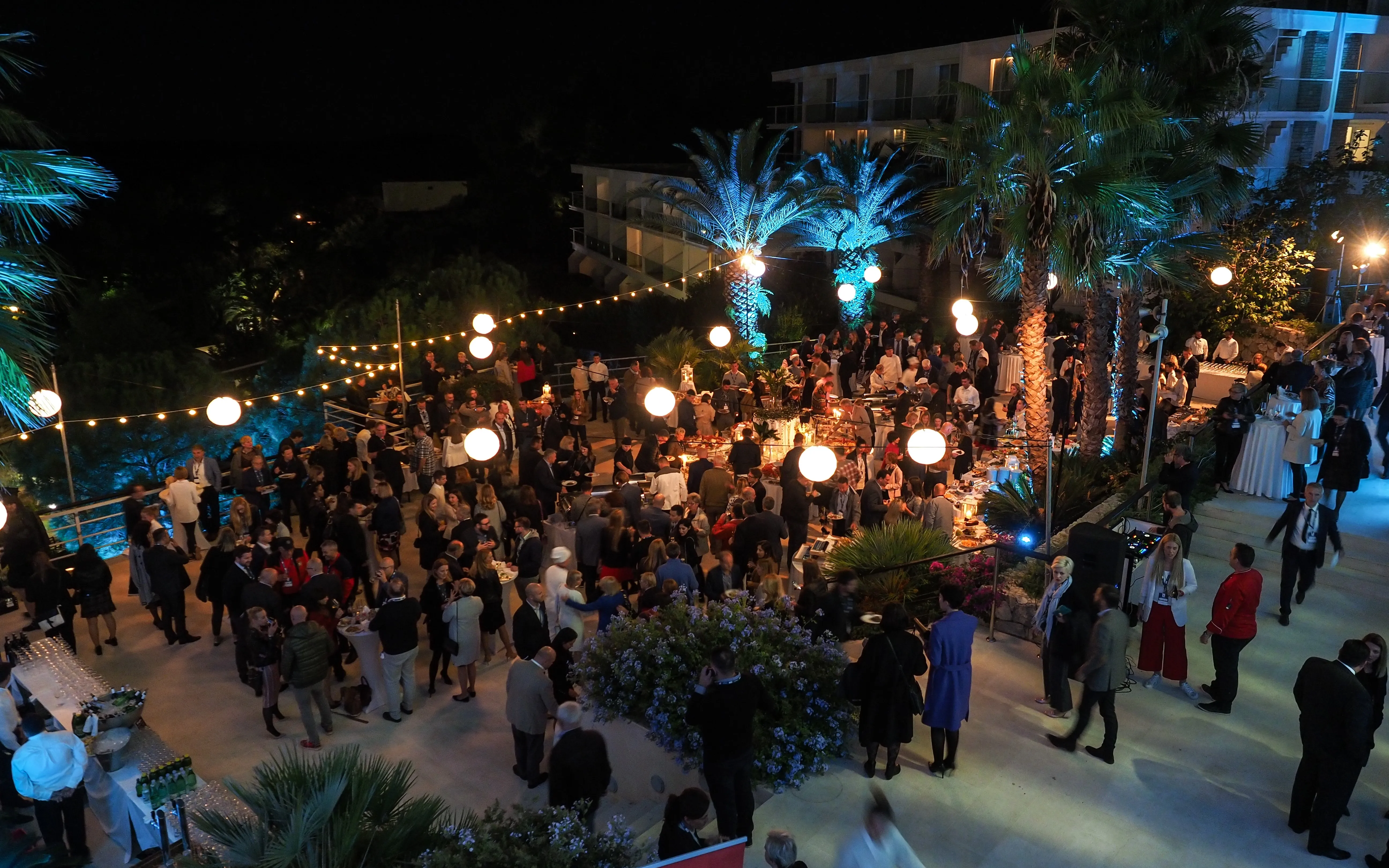Evening drinks on the terrace